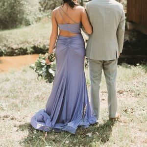 Rachel Allan Lavender Prom Dress